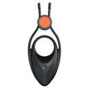 COCKPOWER VIBRATING RING W/ ADJUSTABLE COCK TIE BLACK-3