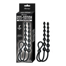 ASS-SATION DUAL SILICONE ANAL BEADS BLACK-0