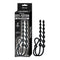 ASS-SATION DUAL SILICONE ANAL BEADS BLACK-0