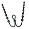 ASS-SATION DUAL SILICONE ANAL BEADS BLACK-2