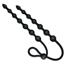 ASS-SATION DUAL SILICONE ANAL BEADS BLACK-3
