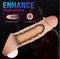 Performance Plus Intrepid Silicone Penis Extender showcasing 2-inch length and 1.75-inch girth increase for enhanced size and confidence.