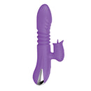 Intruder Heat Up Thruster Purple - dual-action vibrator with thrusting and licking functions for enhanced pleasure.
