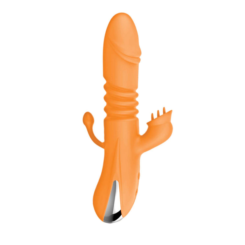 Intruder Heat Up Thruster With Tickler Orange for full-body stimulation and pleasure.
