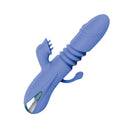 Intruder Heat Up Thruster With Tickler Blue, a dual-action vibrator with external ticklers and warming feature.