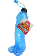 Dicky Chug Sports Bottle Blue 16 Ounce, humorous beverage container for parties and gatherings.