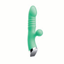 Intruder Thrusting Pleasure Vibe Mint in mint green with unique shape for stimulation and pleasure.