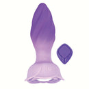 Goddess Remote Control Rotating Jewel Purple pleasure plug with elegant design and remote control.
