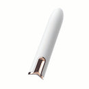 Gold Glam Bullet Vibe White compact vibrator with a sleek design and modern elegance for focused pleasure.