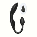 The Beat Remote Orgasmic Massager Black with remote control for customizable pleasure and stimulation.
