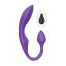 The Beat Remote Orgasmic Massager Purple is a flexible, silky-smooth pleasure toy for customized stimulation.