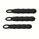 Ass-Sation Anal Wand Training Kit Black includes three graduated anal wands for comfortable exploration.