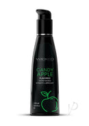 Wicked Aqua Water Based Flavored Lubricant Candy Apple 4oz bottle with pump for intimate use