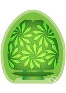 ZOLO Pocket Pool Straight Shooter Masturbator Sleeve Green illustration showcasing inner design and texture.