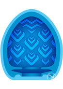 ZOLO Pocket Pool Corner Pocket Masturbator Sleeve Blue with textured interior for enhanced stimulation and pleasure