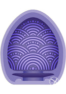 ZOLO Pocket Pool Rack 'Em Masturbator Sleeve Purple with textured inner design for enhanced pleasure.