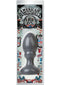 American Bombshell Little Boy anal plug in gun metal, featuring a tapered head and flared base for safety and stimulation.
