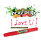 Sweet & Sour Edible Body Pens – 4-Pack of Fruity Fun for Tasty Play