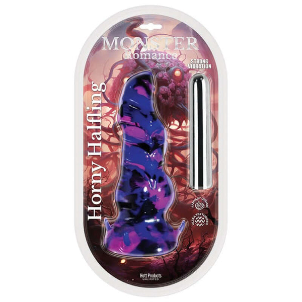 Monster Romance Horny Halfling - Textured Fantasy Vibrator with Suction Cup