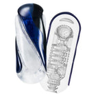 Tenga Flip 360 Midnight Purple Masturbator showcasing innovative design and internal textures for enhanced pleasure.