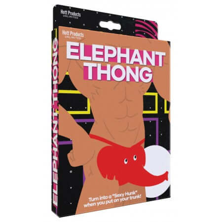 Red Elephant Thong – Fun & Flirty Novelty Men's Underwear