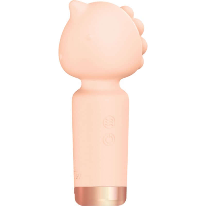 Wet Dreams Beaky Mini Vibe – Compact 10-Mode Vibrator in Peach