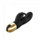 Dorcel Rabbit Expert G Vibrator with sleek black design and gold accents for blended stimulation.