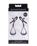 VELVET NOIR TUGGABLE NIPPLE CLAMPS-0