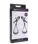 VELVET NOIR TUGGABLE NIPPLE CLAMPS-1
