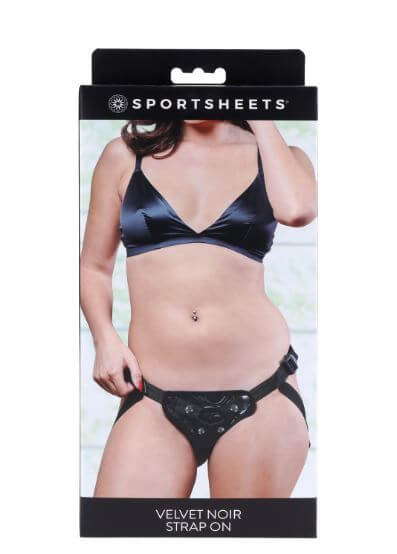 VELVET NOIR STRAP ON-0