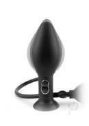 Anal Fantasy Collection Vibrating Ass Blaster 5 Inch Black with remote and inflation pump for adjustable sensation.