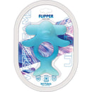Wet Dreams Flipper Dolphin Cock Ring Vibrator in blue packaging, highlighting its unique dolphin design for couples.