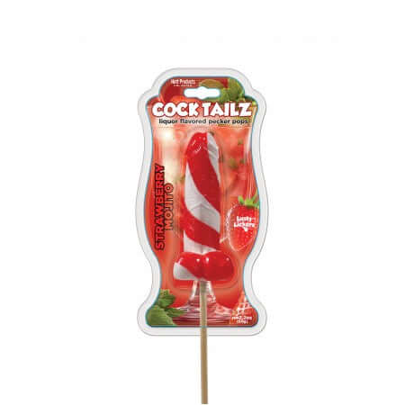 COCKTAILZ LIQUOR FLAVORED PECKER POPS STRAWBERRY MOJITO-1