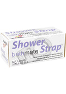 Bathmate Shower Strap Penis Pump Accessory packaging showing design and purpose for shower use.