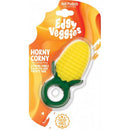 Edgy Veggies Corn Holer Silicone Mini Vibrator packaging featuring a playful corn design for fun and pleasure.