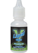 Liquid V For Men Stimulating Gel 0.5 Ounce bottle, designed to enhance arousal and male climax.