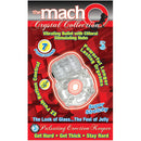 Macho Crystal Coll Erection Keeper Vibrating Cock Ring Clear product packaging featuring clear vibrating bullet and clitoral nubs.