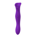 Viben Petallux Dual Ended Clitoral Stimulator Purple showcasing its sleek design and dual vibrating ends.