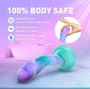 Avant Handcrafted Artisanal Dildo Aurora, featuring body-safe silicone and a vibrant design, perfect for intimate pleasure.