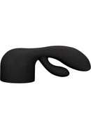 Bodywand Rabbit Wand Silicone Attachment Black for targeted stimulation and enhanced pleasure.
