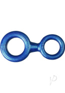 Oxballs 8-Ball Silicone Cock and Ball Ring Blue, a flexible silicone pleasure device for enhanced sensations.