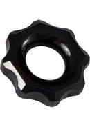 Bathmate Spartan Power Ring Cock Ring Black, sleek design for improved performance and confidence.