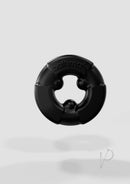 Bathmate Gladiator Power Ring Cock Ring Black displayed in a sleek design against a gray background.
