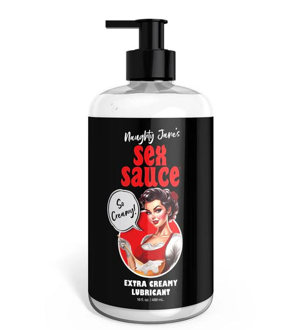SS NAUGHTY JANES SEX SAUCE EXTRA CREAMY LUBE 16 OZ-0