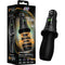 M For Men 3rd Base Black rotating and vibrating masturbator with ergonomic handle and packaging