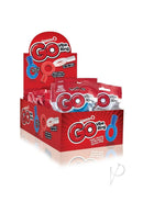 Screaming O Go Vibe Ring Disposable Cock Rings packaging with colorful rings for enhanced sensation and pleasure.