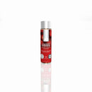 JO H2O Flavored Lubricant Strawberry Kiss 4 Oz bottle with strawberry flavor label and shiny packaging.