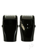 Swan All In One Ultimate Personal Shaver Kit For Men Black features sleek black shaver heads for smooth grooming.