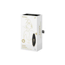 Satisfyer Haute Couture Pressure Wave Clitoral Vibrator packaging featuring luxury design and features.