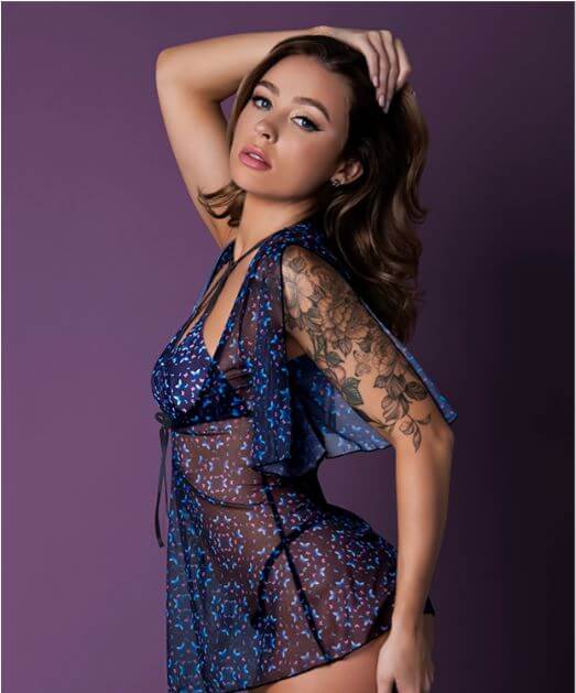 HALTER BRA THONG DRESS GUMMYBEAR - S/M-1